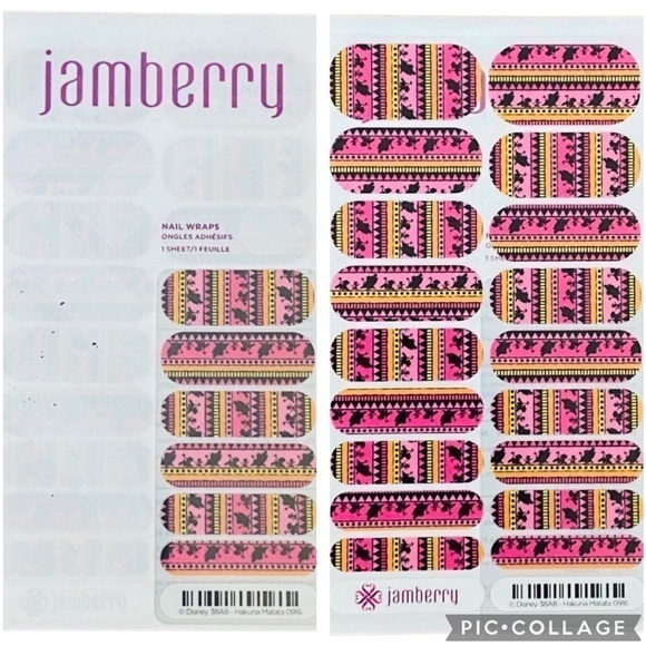 🆕 Jamberry Disney Lion King HAKUNA MATATA Full Sheet Nail Wraps - Picture 1 of 3